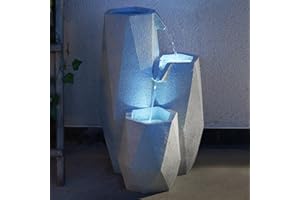 Festive Lights Fontaine solaire blanche en cascade LED, SL122