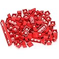 Rengu PBT Keycaps, PBT Keycap Set Ergonomic for Women for Keyboard Decoration for Men for 61/64 / 87/104 / 108 Key Mechanical Keyboard. (Red)