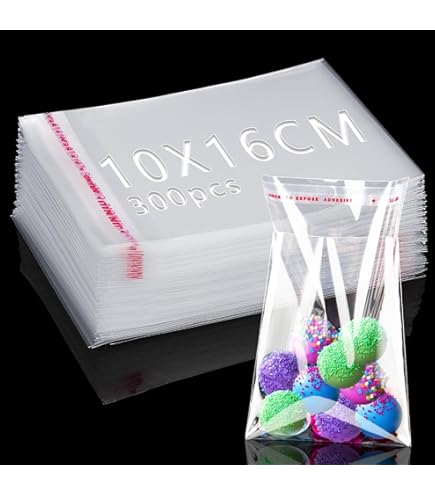 400 Pièces Sachet Plastique Transparent,8x12cm Sachet
