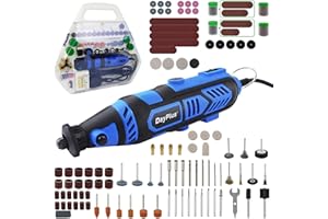 AUTOBABA 135W Strumento Multifunzione, Mini Utensile Multifunzione Elettrico 252pz Accessori, 10000-32000RPM, 6 Velocità Regolabile Utensile Rotante Kit, per Intaglio Tagliare, Lucidare, Foratura e Fai-da-te
