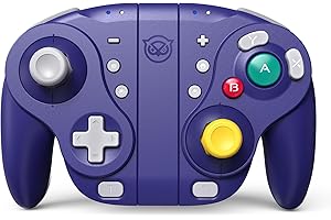 NYXI Controller Wizard Gamecube ricaricabile per Switch, controller Gamecube wireless con joystick ad effetto Hall, programmabile, trigger meccanico, giroscopio a 6 assi, Turbo e vibrazione