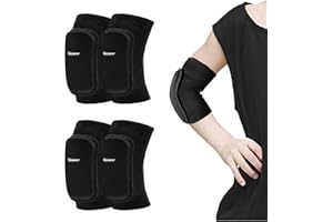 EULANT Coderas con Acolchada, Elástico Protector Codo para Portero Baile MTB Fútbol Voleibol Baloncesto Ciclismo Patinetes Skating