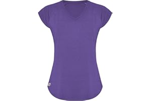 GO HEAVY T-Shirt de Sport pour Femme Fitness Fonctionnel