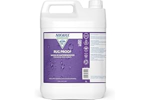 Nikwax RUG PROOF Waterproofing for Horse Rugs & Animal Coats – Adds Durable Water Repellency & Maintains Breathability – PFAS-free, Eco-Friendly & Easy Wash-In Application - 5 Litre