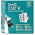 BeatO Curv Glucometer Test Strips for Glucometer Machine | Sugar Test Strips | Blood Glucose Test Strips (50 Foil Test Strips Only)