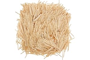 Baker Ross FN268 Fósforos Naturales - Paquete de 2000, Fósforos para Arte y Manualidades, Palillos de Madera para Manualidades