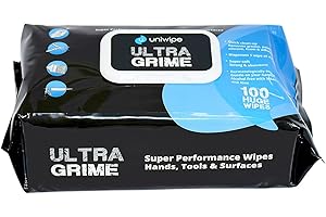 BUOSHA Uniwipe Ultragrime Paño de limpieza, 100 piezas