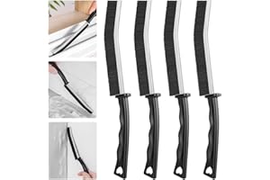 SHMSHNG 4 Stück Spaltreinigungsbürste, Fugenreinigungsbürste, Handbürste mit Langem Schlitz, Cleaning Brush, Hartbürsten Ecken für Küche und Badezimmer