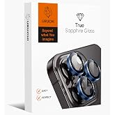 URUCHI Kamera Lens Koruyucu, Safir Cam, Al&uuml;minyum Alaşım &Ccedil;er&ccedil;eve, Kolay Kurulum, HD Kalite, G&uuml;&ccedil;l&uuml; Yapışma, &Ccedil;ubuk S&ouml;kme Aparat