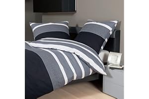 Janine Feinbiber Bettwäsche Davos Silber 200x220 cm + 2X 80x80 cm