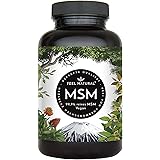 MSM Tabletten - 2000mg MSM (Methylsulfonylmethan) je Tagesdosis - 365 Tabletten (6 Monate) - Mit natürlichem Vitamin C aus Ac