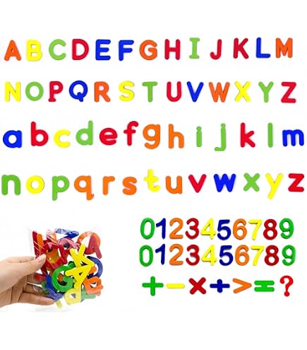 Imanes De Navidad – 38 Piezas De Letras Y Números Magnéticos Con Motivos Festivos, Ideal Para Nevera, Pizarra, Aula Y Decoración Navideña, Regalo Educativo