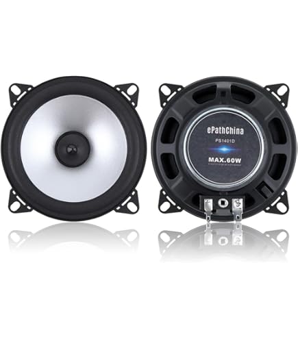 Lot De 2 Haut-parleurs Coaxiaux 2 Voies 60W EPathChina - 12,7 Cm