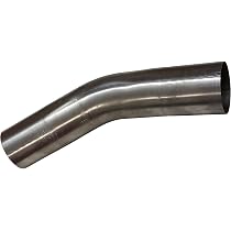 Edelstahl Auspuff Rohrbogen 30 Grad 38 Mm Mit Muffe