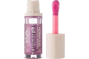 MUA Makeup Academy Metamorphosis Colour Changing Lip & Cheek Oil, Grapevine, Vegan & Cruelty Free, 7 ml