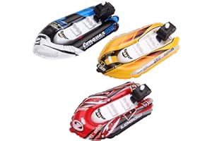 CHUNLINLAODA 3pcs Wind Up Boat Bath Toys ，Boat Inflatable Clockwork Toys Bath Toy Play Water Toys Bathtub Floating Toy Inflatable Paddle Boat Wind Up Toys Gifts(Not suitable for children under 12 years old)