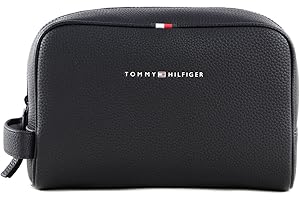 Tommy Hilfiger Neceser Essential para hombre, color negro