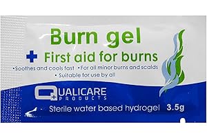 POLAMB PRODUCTS LTD 6 x Sterile Burn Gel BLOTS First Aid Kit Burns Scalds Bandage FFD FAK Trauma Camping Jel