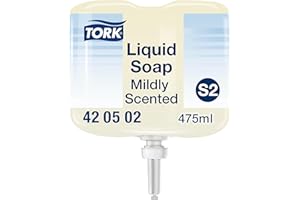 Tork mini Savon liquide Mains - Senteur douce S2, parfum frais, 1 x 475 ml, 420502
