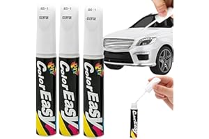 CUTIOLLY Stylo de Retouche,3pcs Stylo Retouche Peinture,Stylo Réparation des Rayures Auto De Peinture,Stylo de Retouche Blanc,nti Rayure pour Carrosserie Moto Voiture Vélo (Blanc-3pcs)