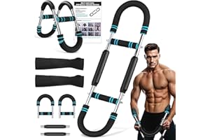 CPKONUUIP Twister Armtrainer, U-förmiger Verstellbares Brust Trainingsgerät, Brusttrainer Männer, Brustmuskel Trainingsgeräte mit Abnehmbarem Design, Trainingsgeräte für Zuhause, Büro & Reise