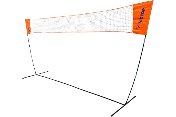 Victor Easy Filet de Badminton Mixte, Orange/Noir, 350155, 350 * 155