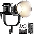 GVM 600W LED Video Light, Two-Tone COB Studio Light with APP/DMX Control, 2700K to 7500K, 128000Lux/1m, LED Photography Continuous Light for Studio, Film, Video Recording, YouTube Gaming, Photo Light