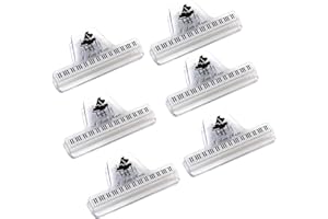 KINGPOINT Klipsy do nut z tworzywa sztucznego klipsy do książek klipsy klipsy klipsy artykuły biurowe idealne narzędzie do organizowania dokumentów i papieru do muzyki, stron książek, spinaczy do ubrań, klipsów