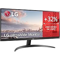 LG 29WP500-B - Monitor UltraWide Ultrapanorámico 29 pulgadas, 21:9, Panel IPS: 2560x1080, 250cd/m², 1000:1, sRGB superior al 