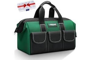 WINHUNT Werkzeugtasche, Grün 31CM/12" aus 1680D Polyester, ideal für Heimwerker und HandwerkerHandwerker (12 zoll) (Grün, 12 Zoll)