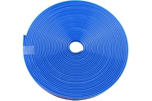 CVCVZNB Car edge Protector Strip, Car Vehicle Wheel Rims Trim Colorful Strip Tape Car Rims Protection Decorative Rubber Strip Decor Tire Guard Line Moulding Trim (Color : Blue)