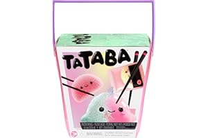 MGA Tataba Squishy Collectable Toys - Emballage Opaque avec Poudre de Flocage DIY, avec Emballage De Type À Emporter et Accessoires, 18 Objets À Collectionner, pour Enfants Dès 3 Ans