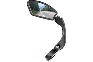 Hafny Handlebar Bike Mirror, Stainless Steel Lens, HF-MR081