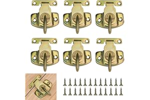 VCRANONR 6 Pcs Dining Table Locks Metal Table Locks Table Leaf Locks Dining Table Connector Cabinet Locks Drawer Cabinet Hardware Buckle for Extension Table Computer Workstation and Conference Table