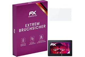 atFoliX Glasfolie kompatibel mit Blackmagic Design Video Assist 5 Inch Panzerfolie, 9H Hybrid-Glass FX Schutzpanzer Folie