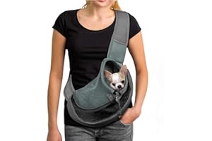 XGOPTS Tragetücher Hund Katze Tragetasche Verstellbar Hundetragetasche Verbreitert Schultergurt Transporttasche Unterwegs Haustiertasche mit Sicherheitsgurt Umhängetasche Niedlich Hundetasche Outdoors Reise