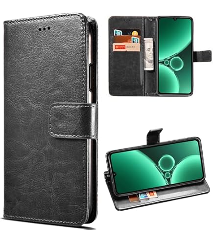 Carcasa Billetera Rfid Protección Funda Cuero Oukitel C58/C58 Pro BEEJTUNY - Protección RFID, Cierre Magnético, Color Azul Protector Oukitel C58 Pro