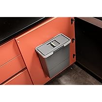 Pattumiera Elletipi Easy 2.0 - 12 Litri In Plastica Riciclata Con Coperchio