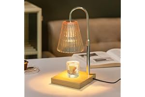 SONGERDUO Candle Warmer Lamp,Wax Melt Burner for Jar Candles,Electric Wax Burner with Dimmable Light,Electric Wax Melts Burners,Scented Candle Melter Wax Melting Night Light for Aromatherapy Bedroom Home