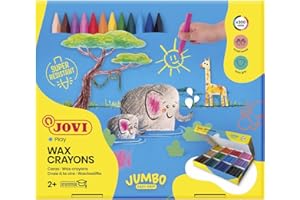 Jovi Jumbo Easy Grip 979 Kredki Świecowe, Wielokolorowy, 300 Sztuk