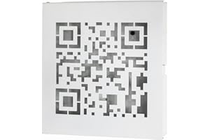 HAKU Möbel Cassetta portachiavi bianco, metallo - Dim. L 22 cm x A 24 cm x P 5 cm, Stile Moderno