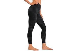 CRZ YOGA Butterluxe Damen High Waist Sport Leggings Blickdicht Yoga Leggins Sporthose Workout Gym Yogahose - 64cm/71cm