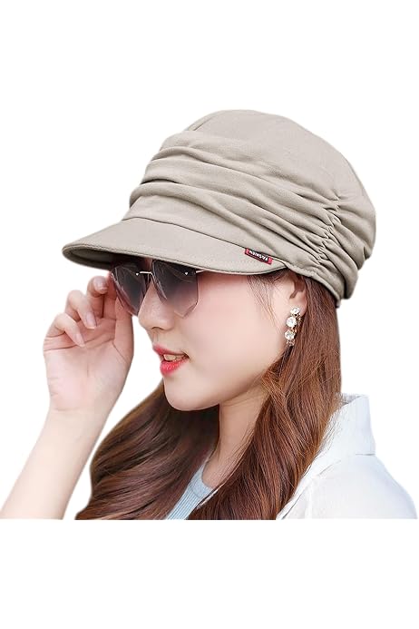 Bonnet Visière Chimio ZLYC Pour Femme - Protection Solaire, Léger Et Respirant