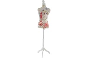 MENDLER Mannequin de Couture de Tailleur Buste Torse féminin T222 - Fibre de Verre, Motif Femmes