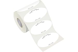 HEBAYY 500 Ensemble d’étiquettes de congélateur amovible résistant à l’huile et l'eau avec ligne de perforation pour les récipients alimentaires Bocaux Cuisine Restaurant Organisation de stockage (6 x 3 cm)