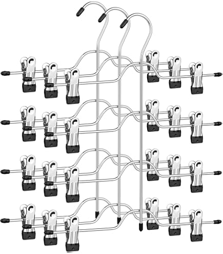 Cintre à Pantalon Multiples, Stable Et Peu Encombrant, En Métal, Pour 5