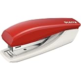 Leitz 55170025 Zımba 10 Sayfa Kapasiteli, Kırmızı