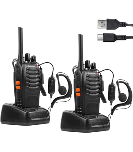 BAOFENG Talkie Walkie Double Bande UHF/VHF Radio Amateur Longue portée