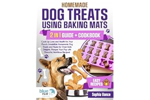Homemade Dog Treats Using Baking Mats: Cook Up Love and Health for Your Pooch - Irresistible Homemade Dog Treats and Meals for Oven-Safe Delights. ... (Raise your furry friend in a healthy way.)