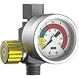 InoKraft Air Compressor Regulator 1/4" NPT, for Spray Guns and Pnuematic Tools, Good Tightness, Precise, 0-140 PSI